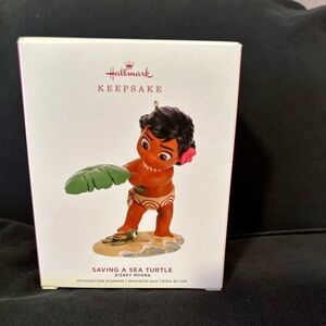 Hallmark Keepsake Moana Ornament with Brown and Green